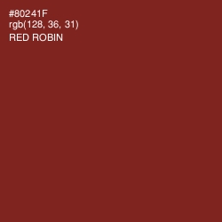 #80241F - Red Robin Color Image
